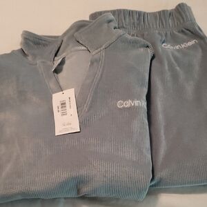 Calvin Klein Soft Green Blue Lounge Set